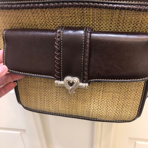 New! Super cute. Organize yourself w/this Pretty, Burlap, Silver, Brown NWOT - Picture 16 of 16